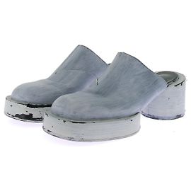 MM6 Mules e zoccoli T.EU 38 Pelle Blu