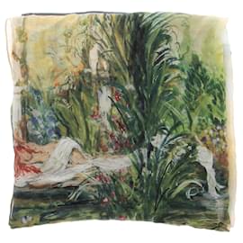 Autre Marque-NON SIGNE / UNSIGNED Scarves T.  Silk-Green