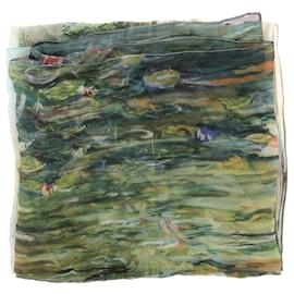 Autre Marque-NON SIGNE / UNSIGNED Scarves T.  Silk-Green