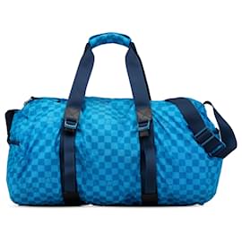 Louis Vuitton-Louis Vuitton Blue Damier Aventure Practical Bag-Blue