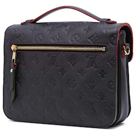 Louis Vuitton-Louis Vuitton Blue Monogram Empreinte Pochette Metis-Blue,Navy blue