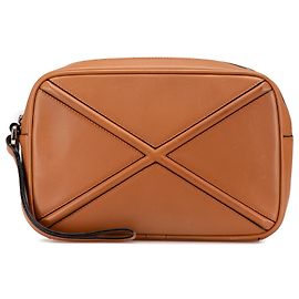 Clutch Puzzle de couro marrom LOEWE Marrom