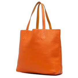 Hermès-Hermès Orange Clemence Double Sens 36-Autre,Orange