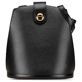 Louis Vuitton-Louis Vuitton Black Epi Cluny-Black