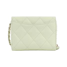 Chanel-Chanel Timeless Classic Line AP2569 Chain Clutch Bag-Light green
