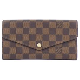 Louis Vuitton-Louis Vuitton Damier Portefeuille Sarah N63209 Wallet-Damier ebene