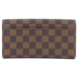 Louis Vuitton-Louis Vuitton Damier Portefeuille Sarah N63209 Wallet-Damier ebene