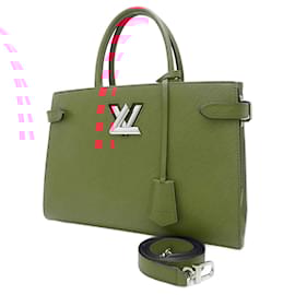 Louis Vuitton-Louis Vuitton Epi Twist Tote MM Handbag-Red