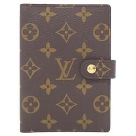 Louis Vuitton-Louis Vuitton Monogram Agenda PM R20005 Organizer-Brown