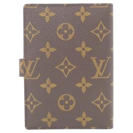 Louis Vuitton-Louis Vuitton Monogram Agenda PM R20005 Organizer-Brown