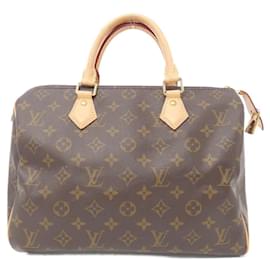 Louis Vuitton-Louis Vuitton Monogram Speedy Boston Bag-Brown
