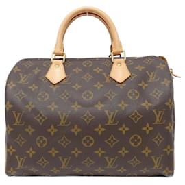 Louis Vuitton-Louis Vuitton Monogram Speedy Boston Bag-Brown