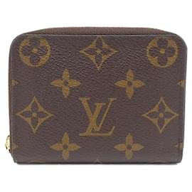 Louis Vuitton-Louis Vuitton Monogram Zippy Coin Purse-Brown