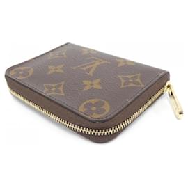 Louis Vuitton-Louis Vuitton Monogram Zippy Coin Purse-Brown