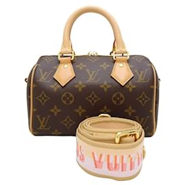 Louis Vuitton-Louis Vuitton Monogram Speedy Bandouliere 20 Shoulder Bag-Brown,Monogram