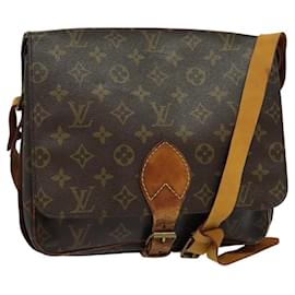 Louis Vuitton-LOUIS VUITTON Monogram Cartouchiere GM Shoulder Bag M51252 LV Auth BA198-Monogram