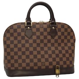 Louis Vuitton-LOUIS VUITTON Damier Ebene Alma Hand Bag N51131 LV Auth am7806A-Other