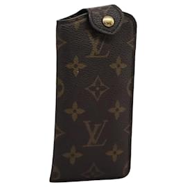 Louis Vuitton-LOUIS VUITTON Monogram Etui Lunette PM Glasses Case M66545 LV Auth 101097-Monogram