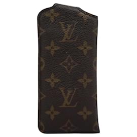 Louis Vuitton-LOUIS VUITTON Monogram Etui Lunette PM Glasses Case M66545 LV Auth 101097-Monogram