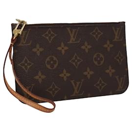 Louis Vuitton-LOUIS VUITTON Monogram Neverfull PM Pouch Pouch LV Auth 113454-Monograma