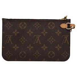 Louis Vuitton-LOUIS VUITTON Monogram Neverfull PM Pouch Pouch LV Auth 113454-Monograma