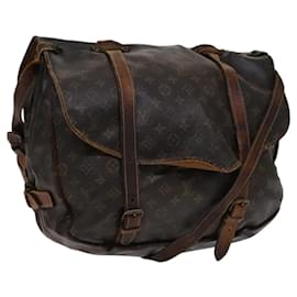 Louis Vuitton-LOUIS VUITTON Monogram Saumur 43 Shoulder Bag M42252 LV Auth bs22328-Monogram