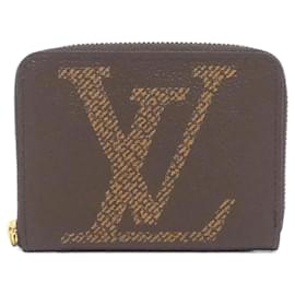 Louis Vuitton-Louis Vuitton Monogram Giant Zippy Coin Purse-Brown