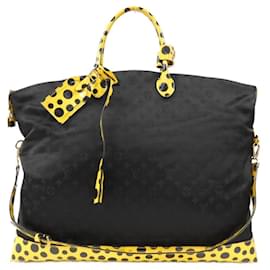 Louis Vuitton-Louis Vuitton Yayoi Kusama Lockit GM Handbag-Yellow