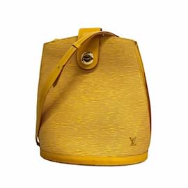 Louis Vuitton-Louis Vuitton Epi Cluny Shoulder Bag-Yellow