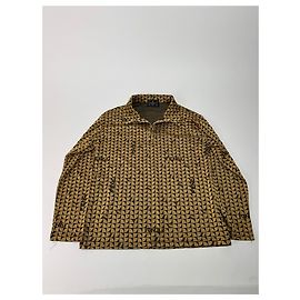 Pull Vintage Fendi Roma Monogramme 38/M Doré Doré
