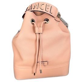 Lancel Pink Leather Handbag Pink