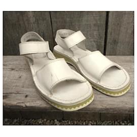Autre Marque-Sandals-White