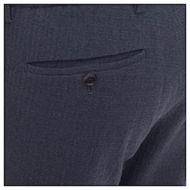 Issey Miyake-Issey Miyake MEN grey wool textured cropped pants-Grey