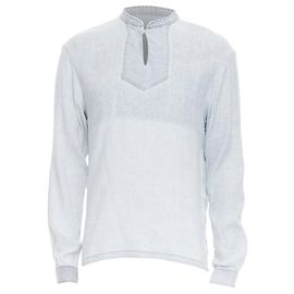 Apc Camisa de lino gris desgastada A.P.C. Gris