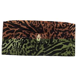 Alexander Mcqueen- Alexander Mcqueen Oversized Leopard Clutch Bag in Brown Pony Hair-Other