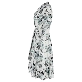 Autre Marque-Jason Wu Collection Pleated Floral-Print Dress in Floral Print Cotton -Other