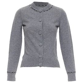 Grau verziertes Cardigan von Marc Jacobs Grau