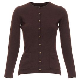 Cardigan en cachemire marron Oscar de la Renta Marron