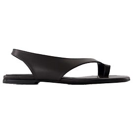 Totême Sandals - TOTEME - Leather - Black Black