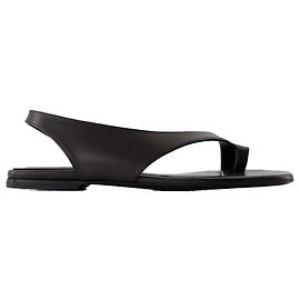 Totême Sandals - TOTEME - Leather - Black Black
