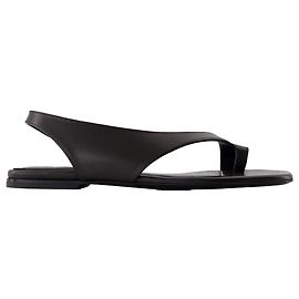 Totême Sandals - TOTEME - Leather - Black Black