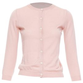 Rosa Kaschmir-Cardigan von Prada Pink