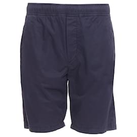 Bottega Veneta-Bottega Veneta navy washed cotton pocketed casual shorts-Blue,Navy blue