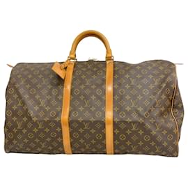 Louis Vuitton-Louis Vuitton Boston Bag Monogram Keepall 60-Brown