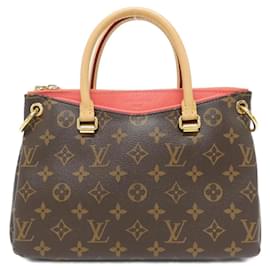 Louis Vuitton-Louis Vuitton Monogram Pallas BB Handbag-Brown,Pink