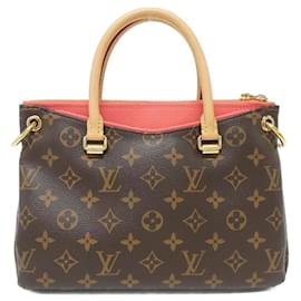 Louis Vuitton-Louis Vuitton Monogram Pallas BB Handbag-Brown,Pink