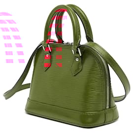 Louis Vuitton-Louis Vuitton Red Epi Alma BB-Red