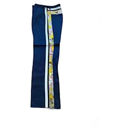 Barbara Bui-Wide leg pants-Navy blue