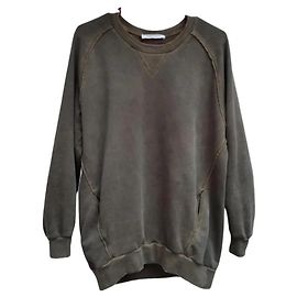 Sweatshirt Pierre Balmain Vert Olive Coton Vert olive