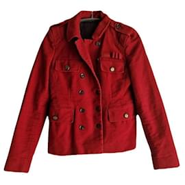 Gucci-Jackets-Dark red